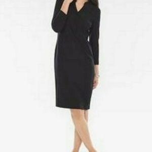 Chico's Zenergy Black Stretch Travel Dress